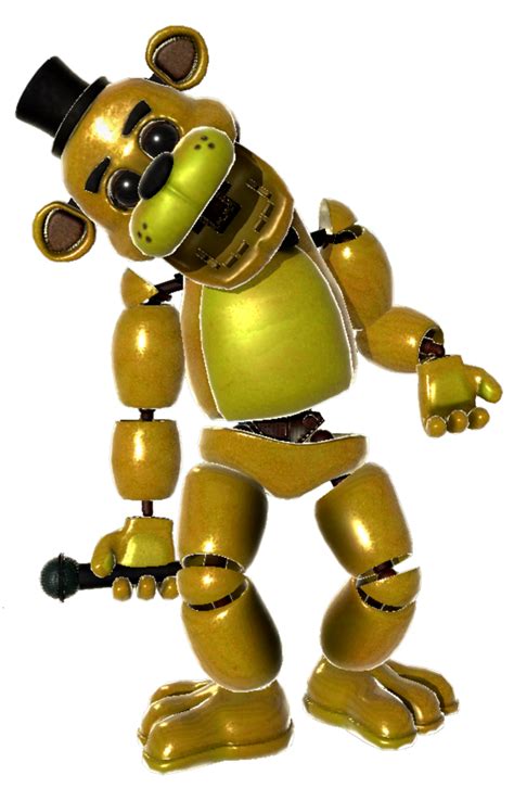 He is a returning character for the Ultimate Custom Night as an antagonist. . Golden freddy pose